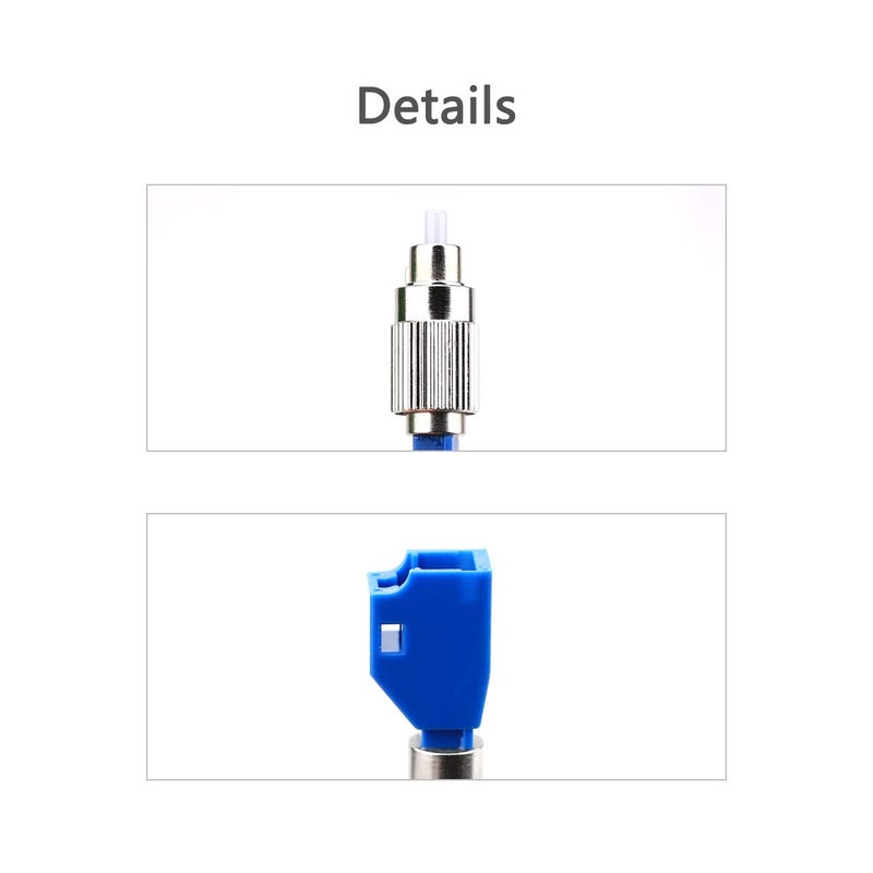 KELUSHI Fiber Optic Connector, FC Male to LC Female Hybrid Optical Fiber Convertor Adapter Compatible with Optical Power Meter Visual Fault Locator - Image 4